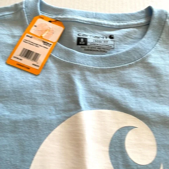 Carhartt Women S heavy weight, short sleeve, faded C graphic T-shirt, New W Tags - Picture 8 of 9